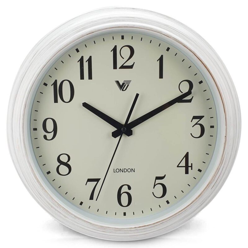 Unique Home Style Wall Clock 35.5cms - Available in 2 Colors