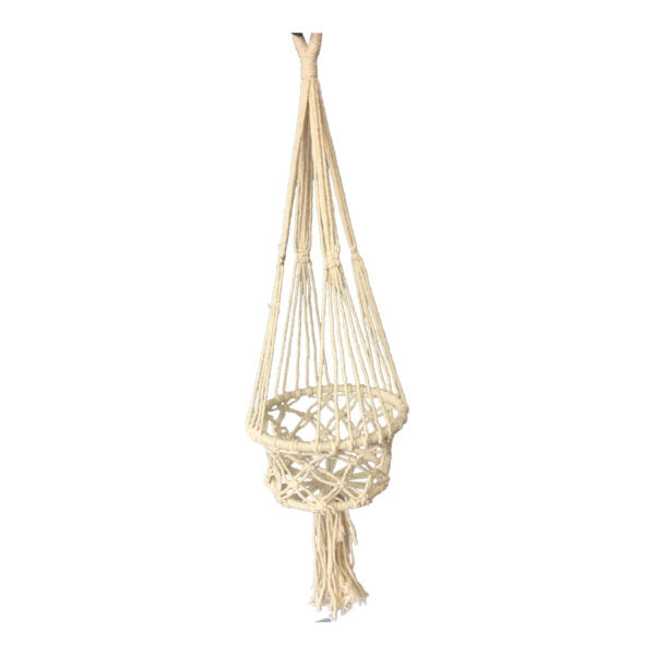 Unique Macrame Plant Pot Hanger with Tassel