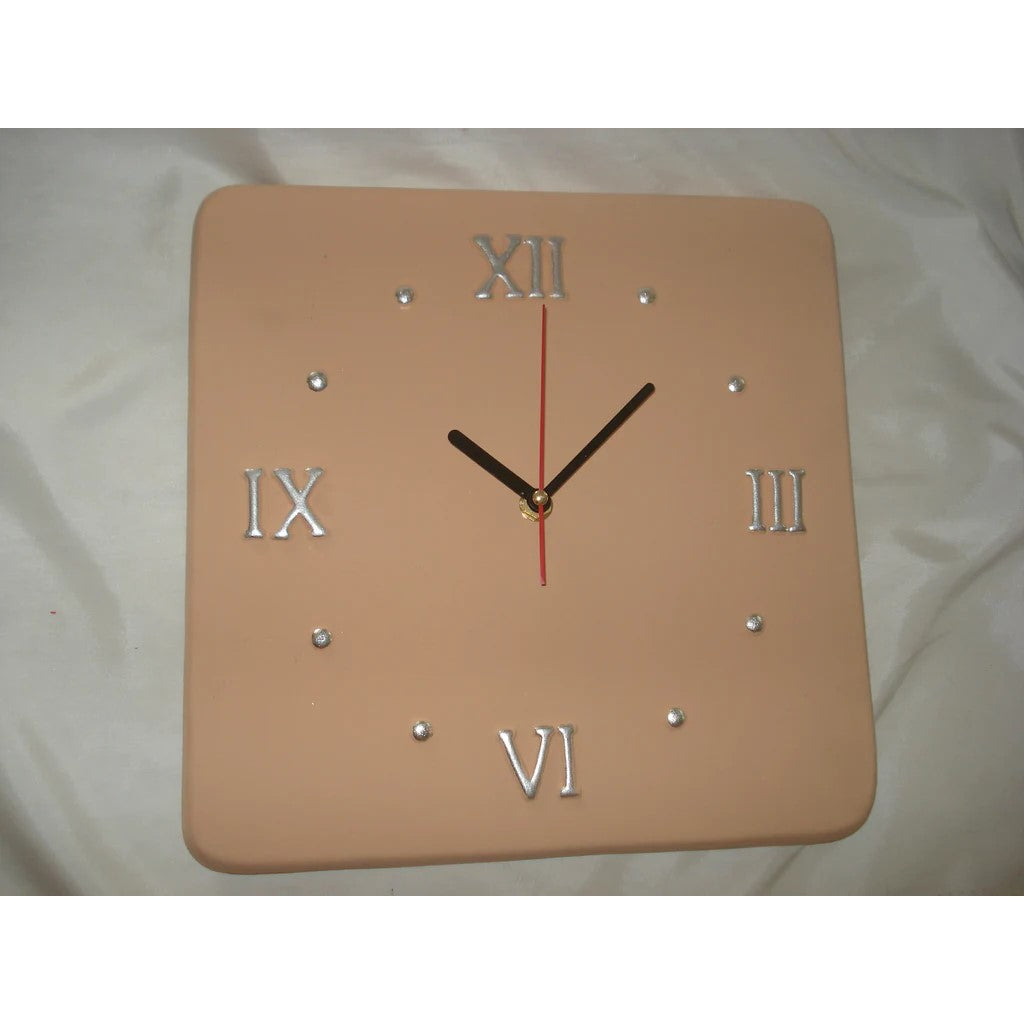 Unique Terracotta Wall Clock 30Cms