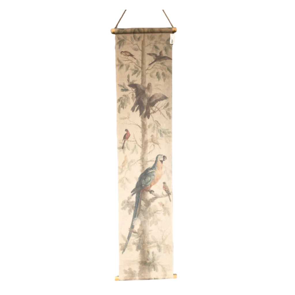 Unique Vintage Parrot Blue Bird Printed Hanger