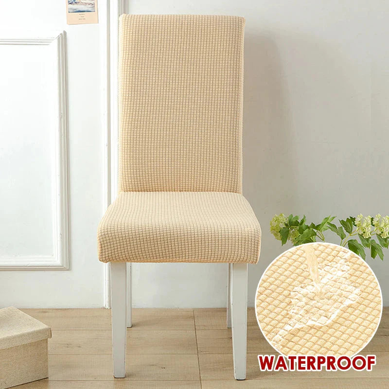 Universal Size Waterproof Chair Cover - Beige