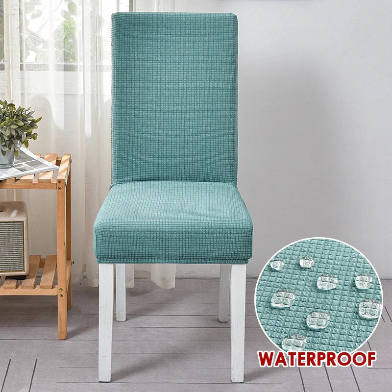 Universal Size Waterproof Chair Cover - Blue