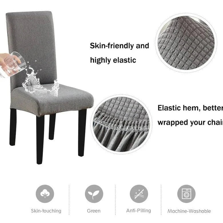 Universal Size Waterproof Chair Cover - Beige