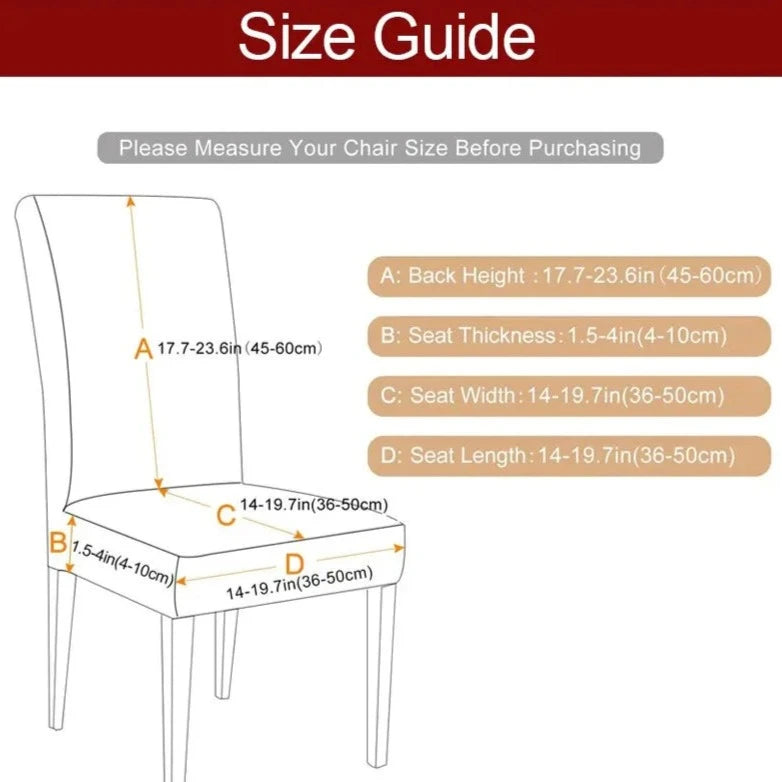 Universal Size Waterproof Chair Cover - Beige