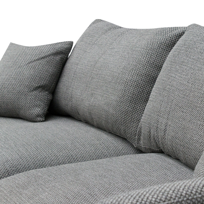 Urban Comfort 4-Seater Fabric Sofa - Noble Grey