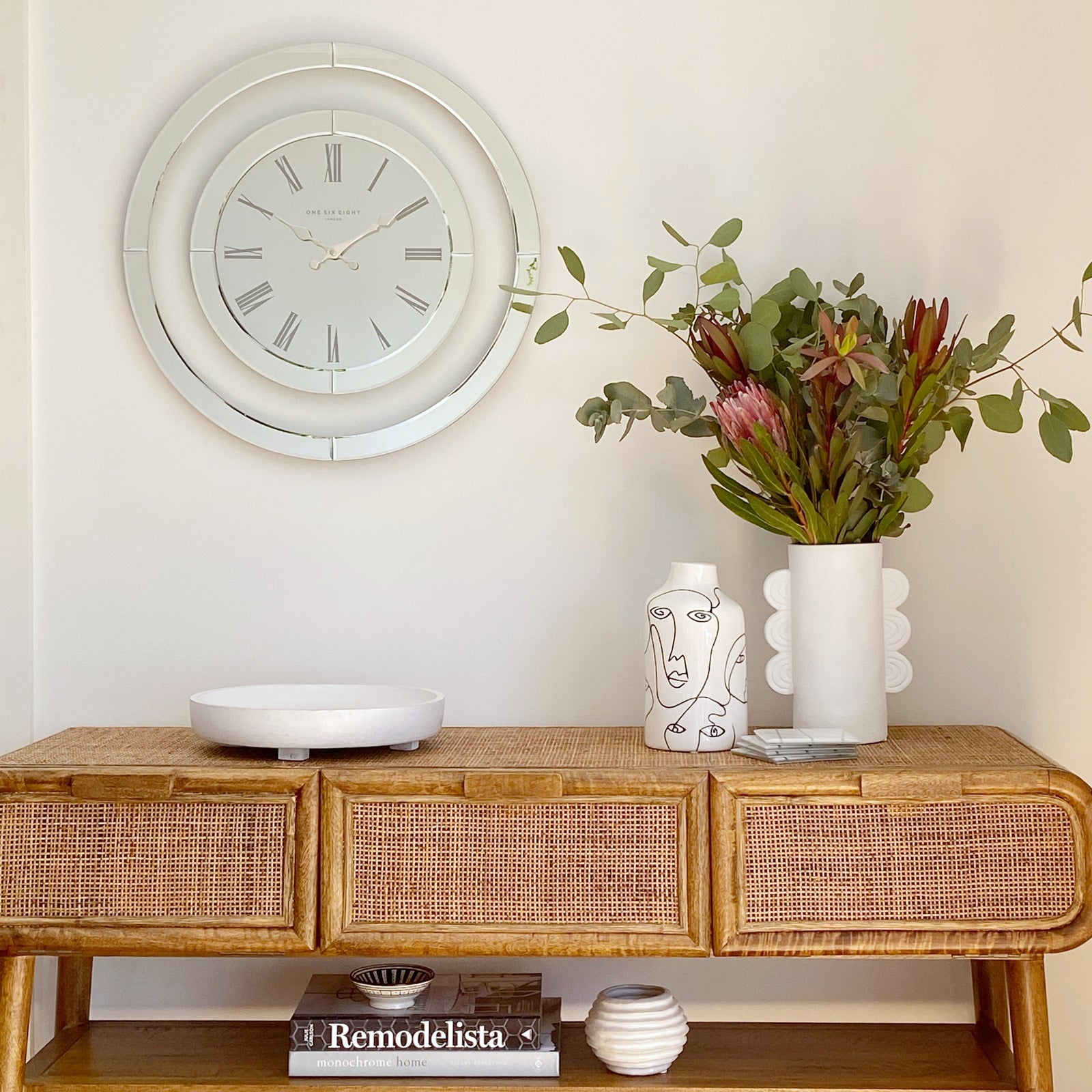 Urban Glamour Chrono Wall Clock  50cms