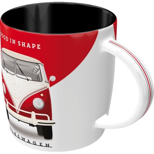 "VW - Good in Shape" Ceramic Coffee Mug In Gift Box