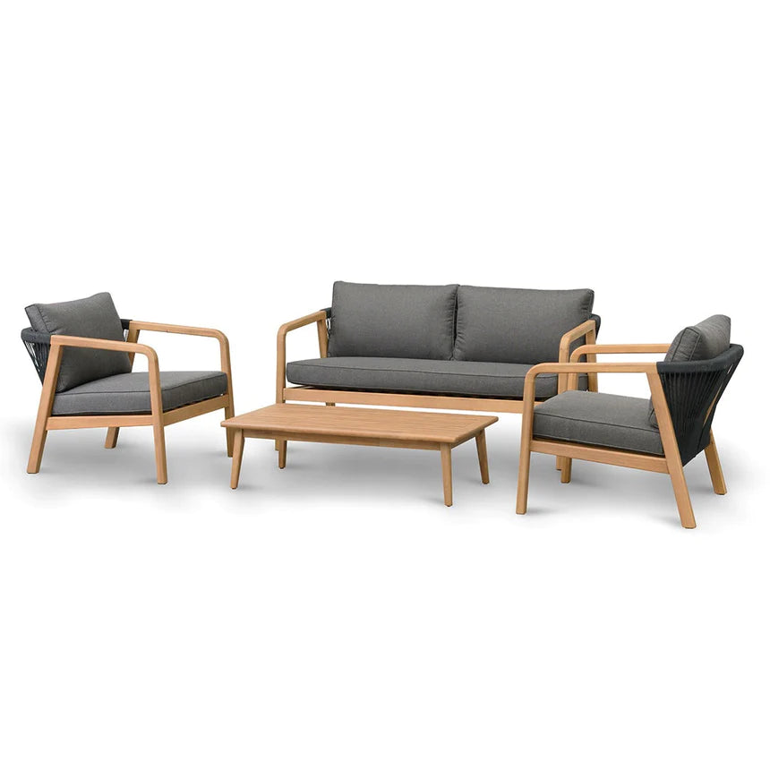 Crafted Clutter Outdoor Lounge Set - 4 Pcs Set