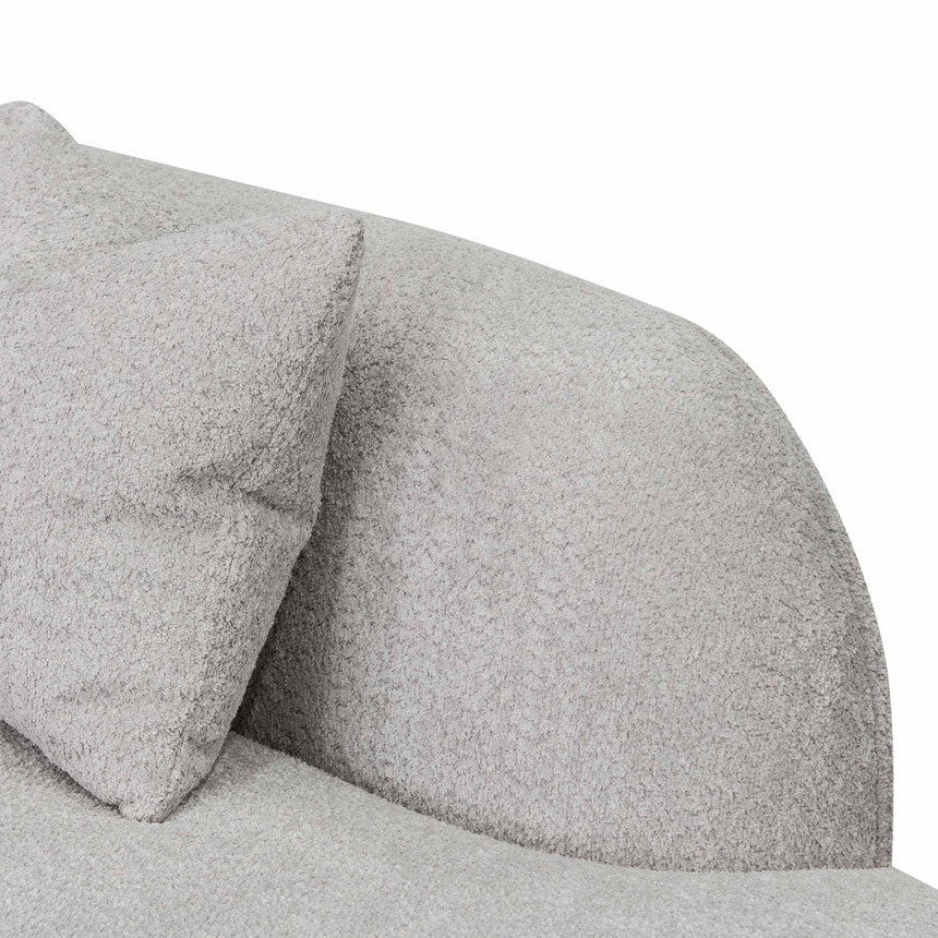 Versatile Elegance 3-seater Right Chaise Sofa - Light Grey