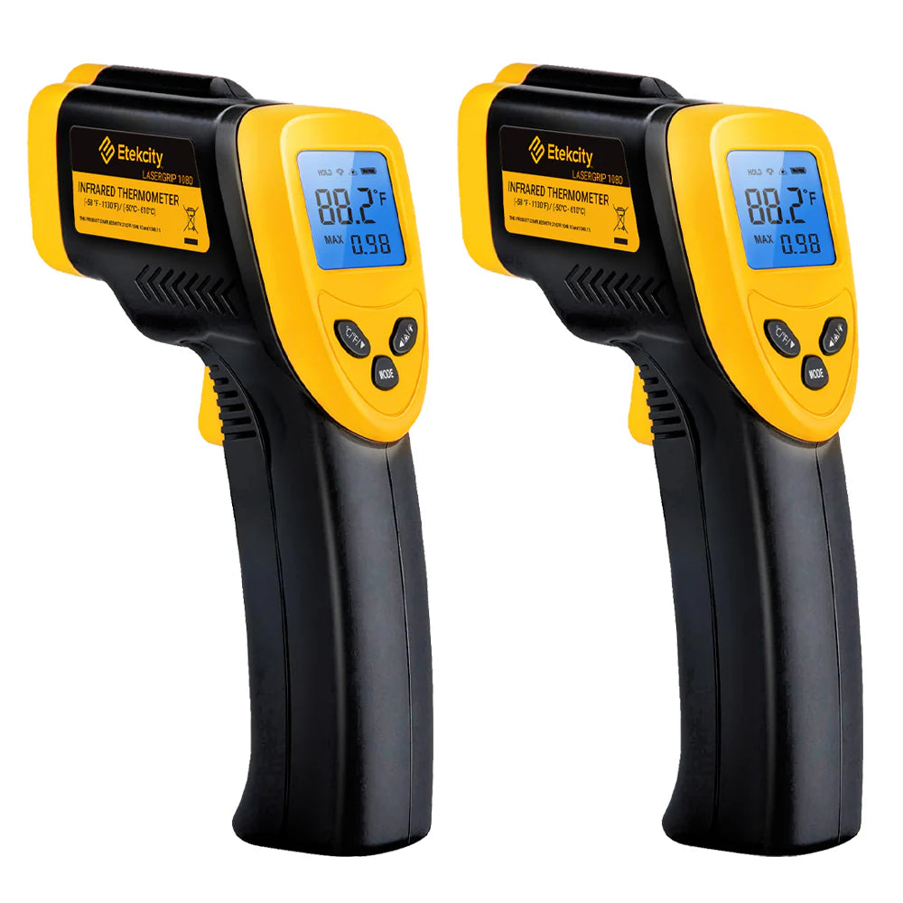 Versatile Infrared Laser Thermometer - Pack of 2