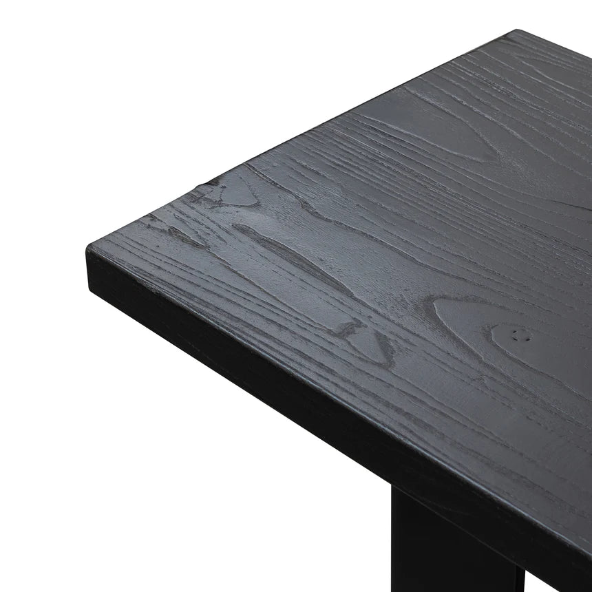 Versatile Reclaimed Wood Bench - Black