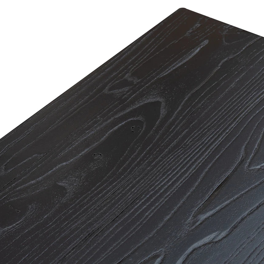 Versatile Reclaimed Wood Bench - Black