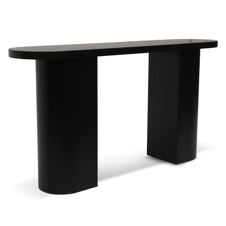 Versatile Style Console Table - Black Oak