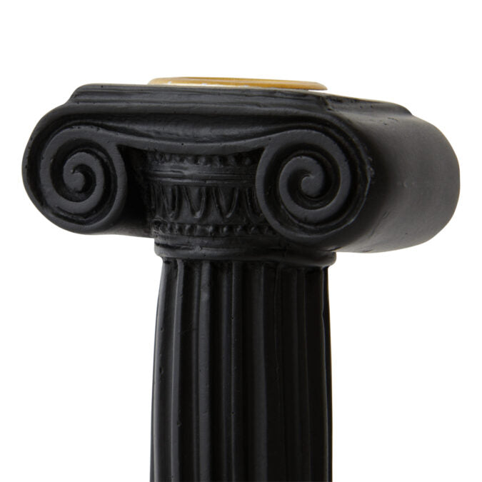 Versatile Thin Pillar Candle Holder - Black