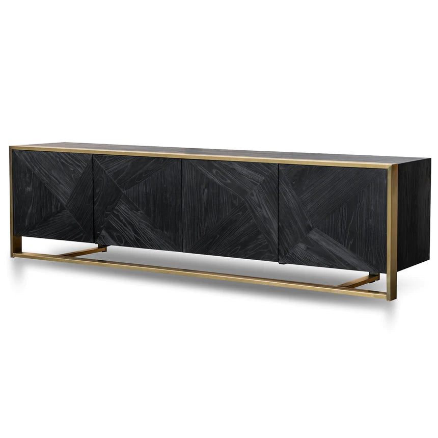 Versatile Visual Ensemble TV Unit 220cms - Black