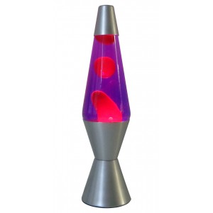 Vibrant Motion Electric Lava Lamp - Purple & Red