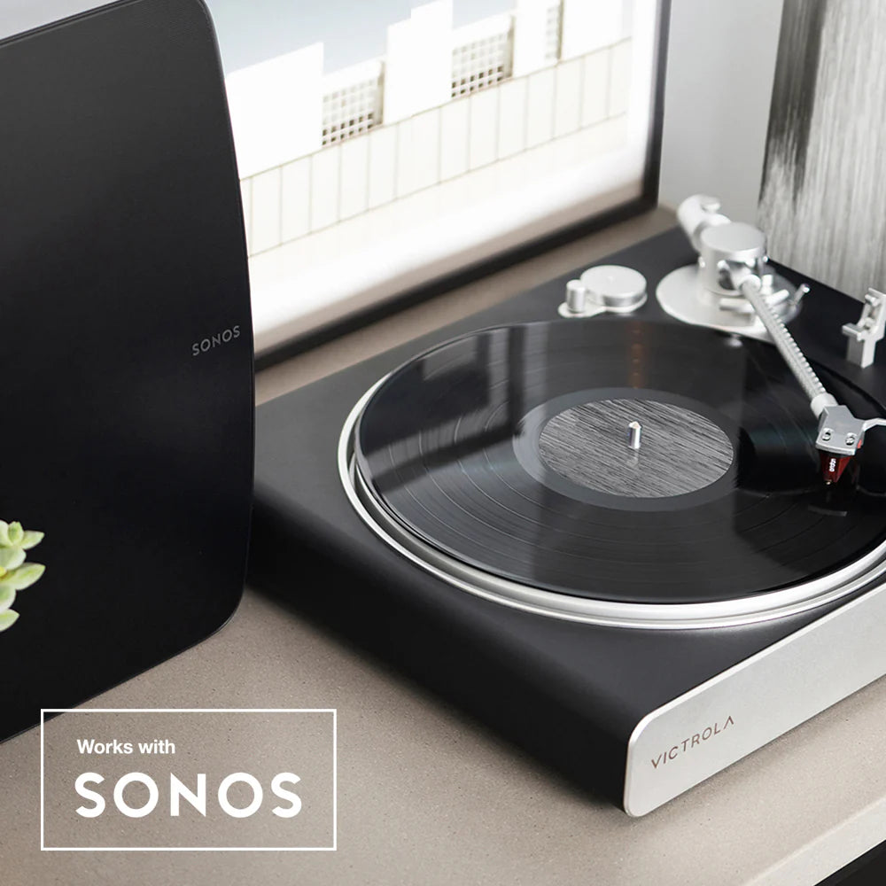 Victrola Stream Turntable + Display Stand - Carbon