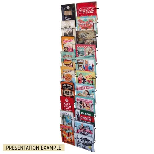 Vintage-Inspired Nostalgic-Art Metal Book Spinner