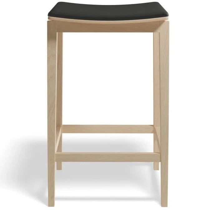 Vintage Timber Padded High Stool (Available in 2 Sizes)