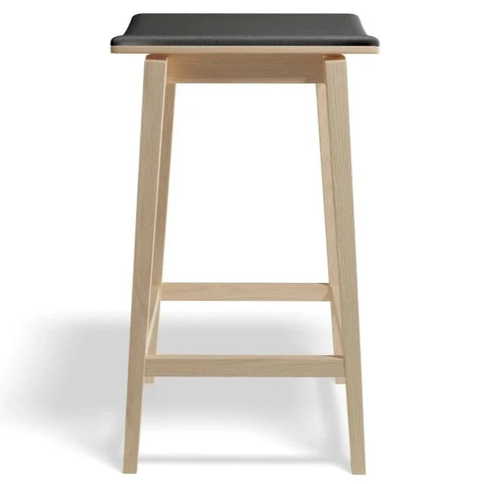 Vintage Timber Padded High Stool (Available in 2 Sizes)