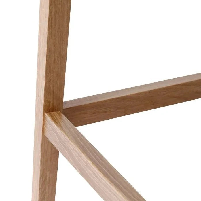 Vintage Timber Padded High Stool (Available in 2 Sizes)