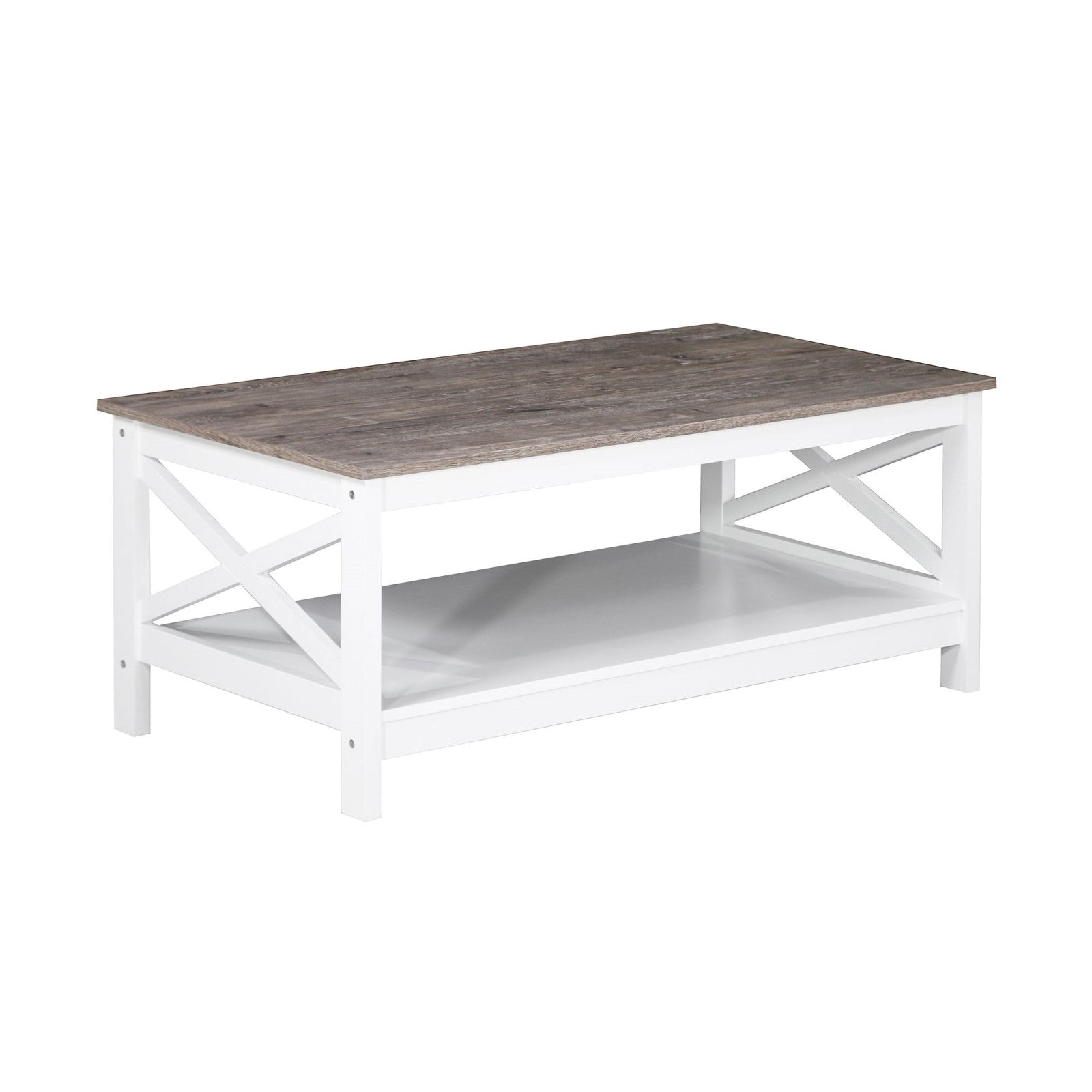 White and Grey Coffee Table for Trendy Living