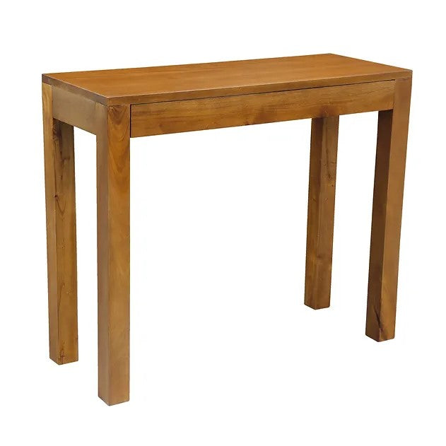 Wooden 1 Drawer Sofa Table - Light Brown