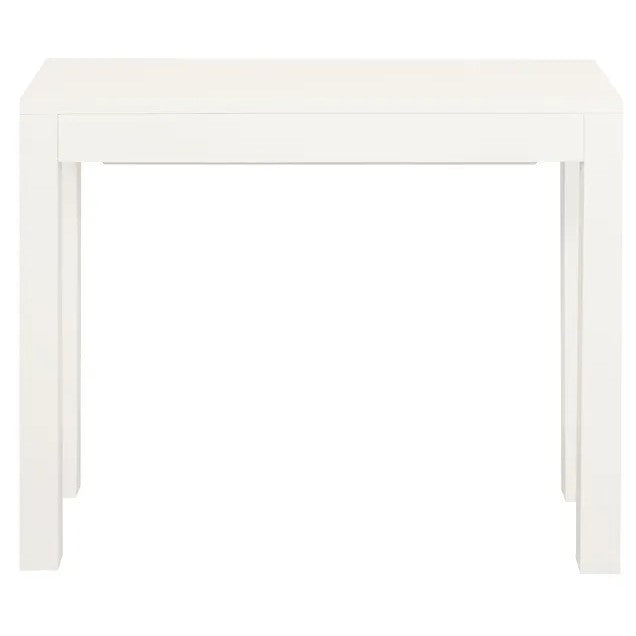 Wooden 1 Drawer Sofa Table - White