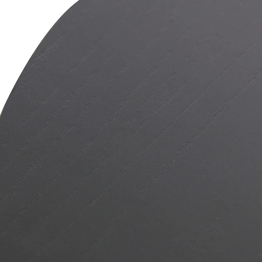 Wooden Round Side Table 50cms - Black