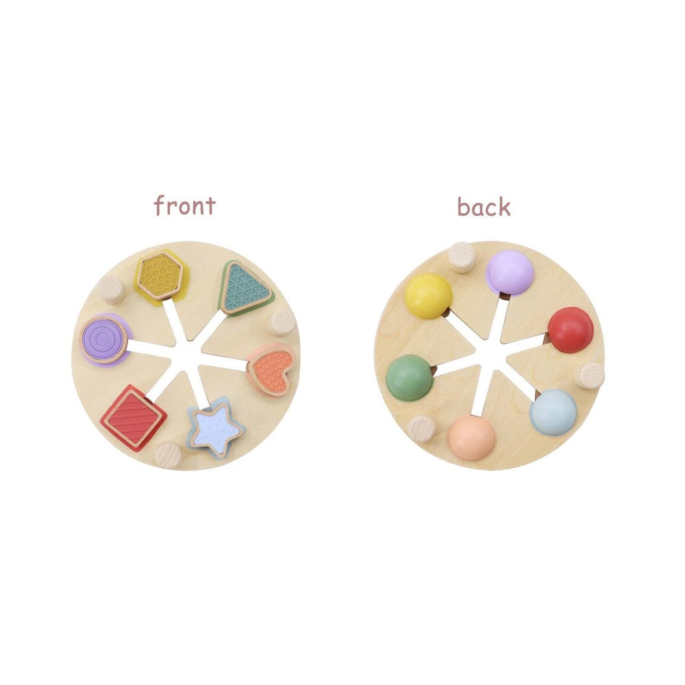 Wooden Shape & Colour Matching Activity Table