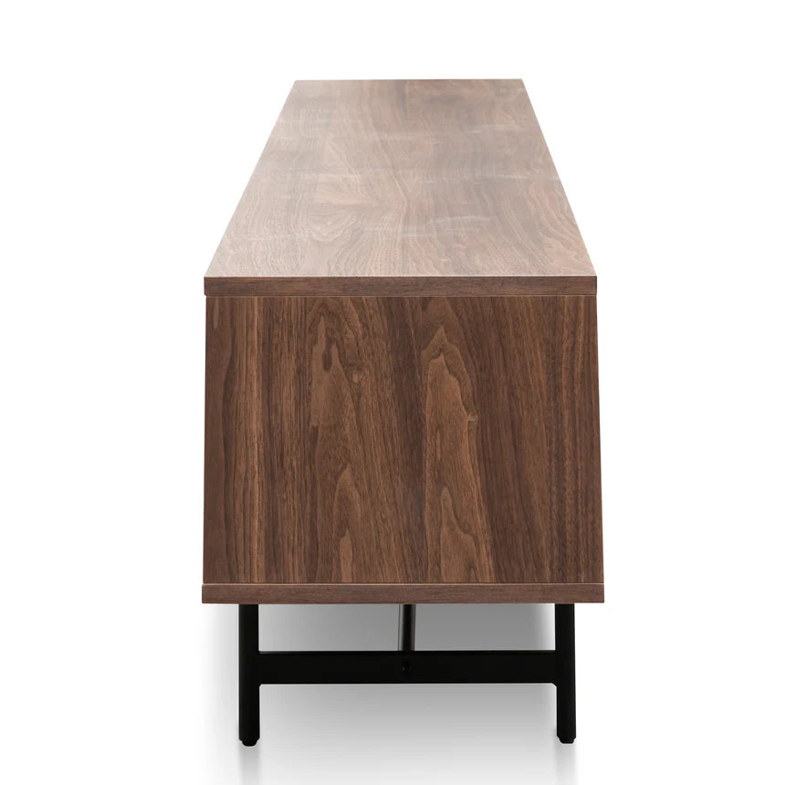 Wooden TV Entertainment Unit 210cms - Walnut