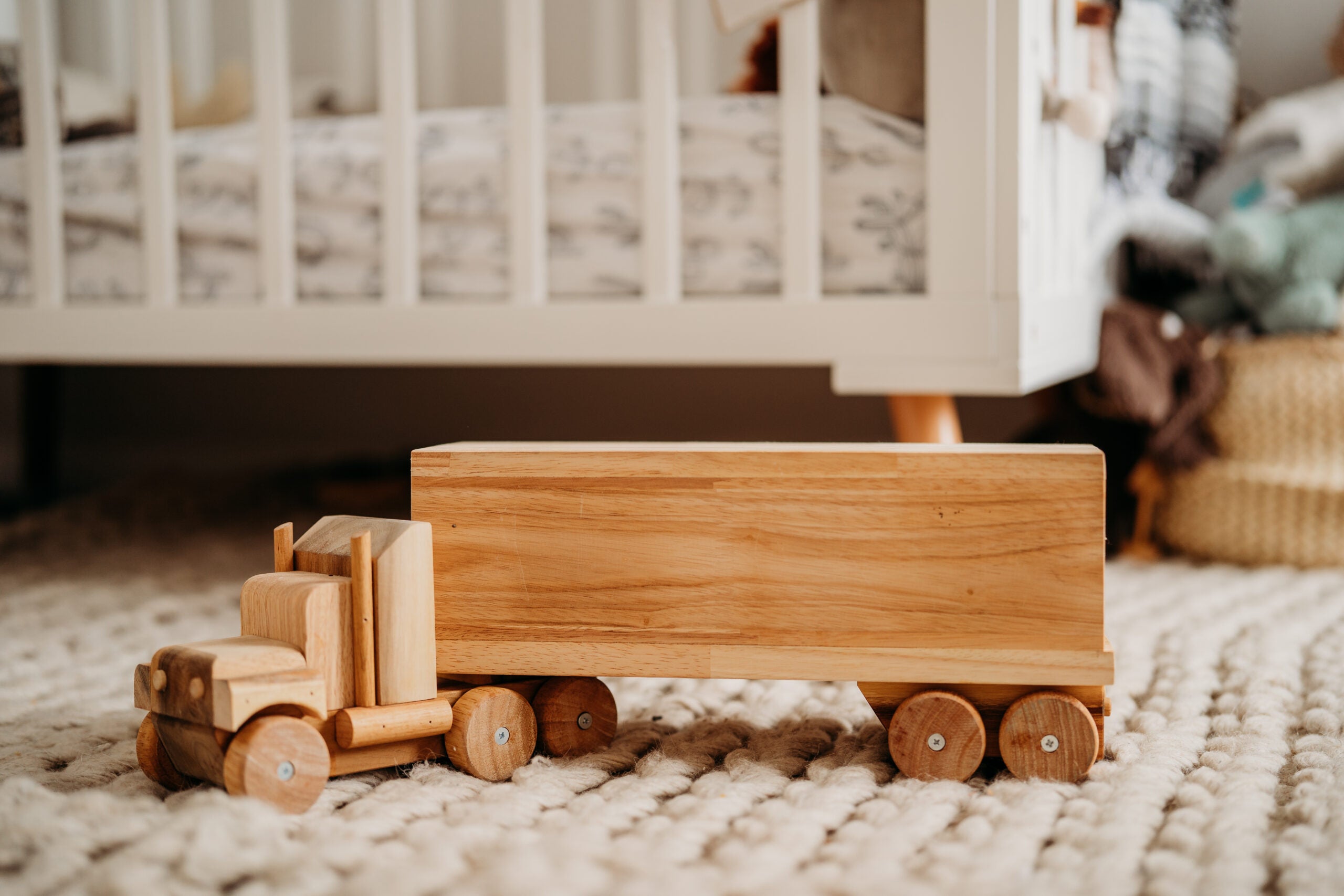 Wooden Timber Trek Cargo Truck