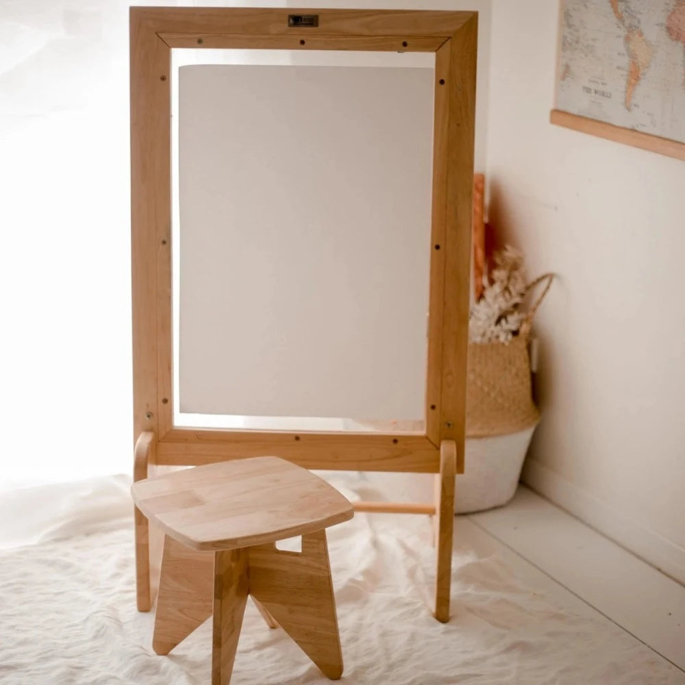 Wooden Toddler Double-Sided Standing Perspex Easel