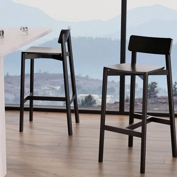 Woodland Black Rylie Stool (Available in 2 Sizes)