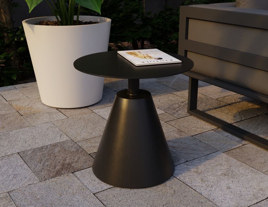 Metal Bliss Centerpiece Coffee Table (Available in 2 colors)