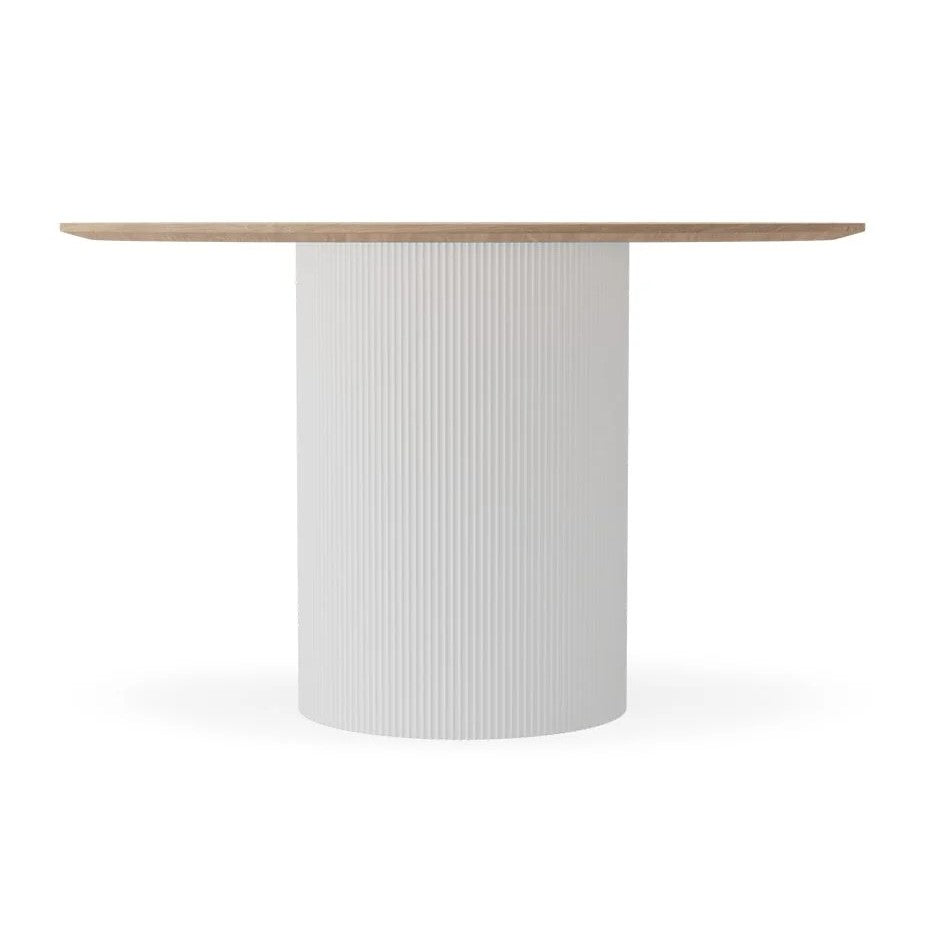 Woodland Bliss Modern Dining Table 120cms (Available in 2 Colors)