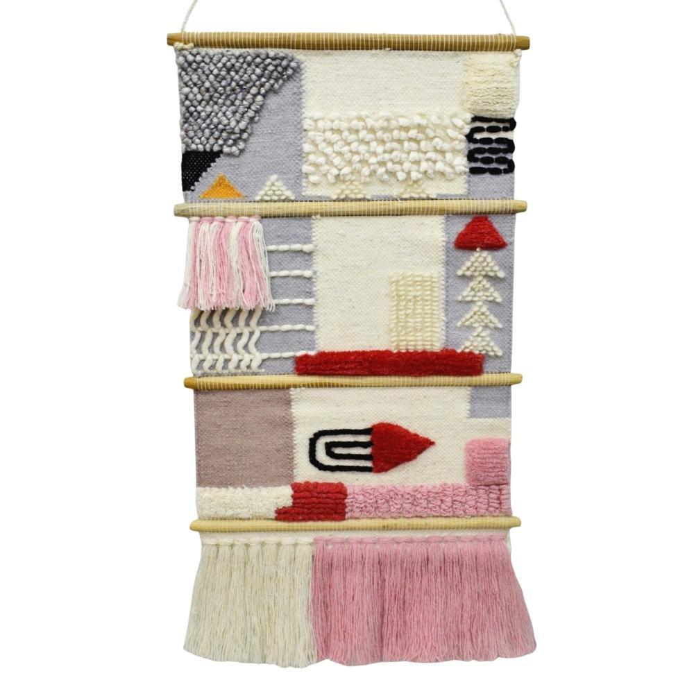 Woolen Wall Hanging Tapestry - Multicolor
