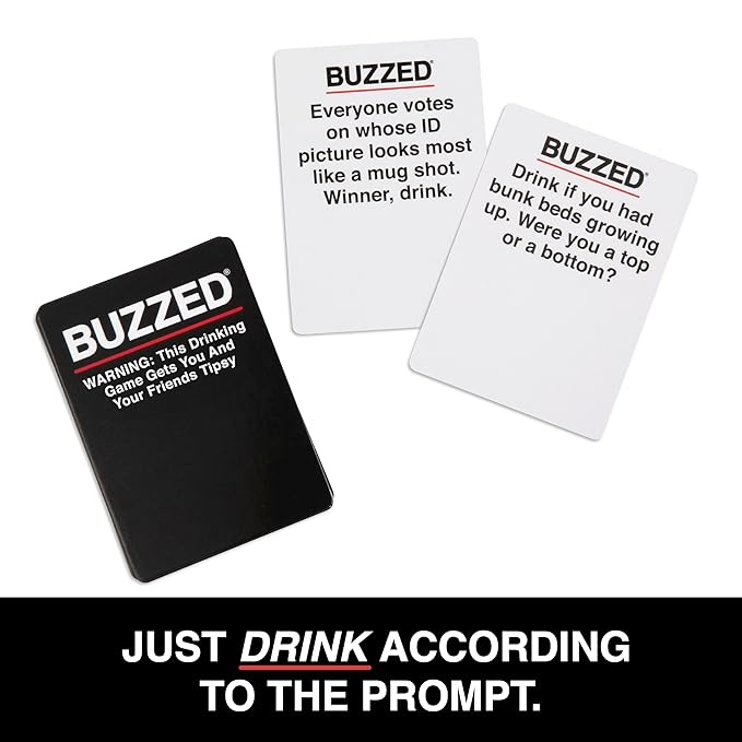 Buzzed – Drinking Game That Gets You and Your Friends Tipsy!