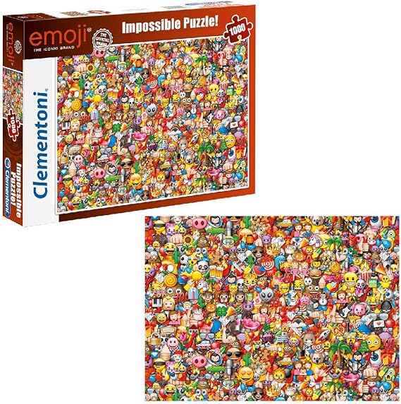 Clementoni Puzzle Emoji Impossible Puzzle 1000 Pieces