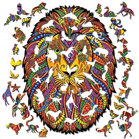 Lion 140 Piece Wooden Puzzle