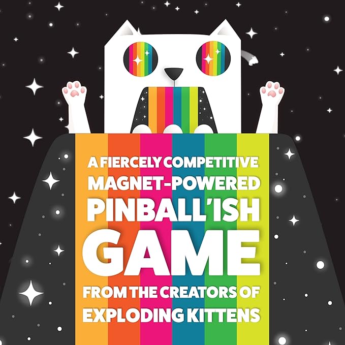 Magnet Powered Pinball Game - A Game Of Cat And Mouth