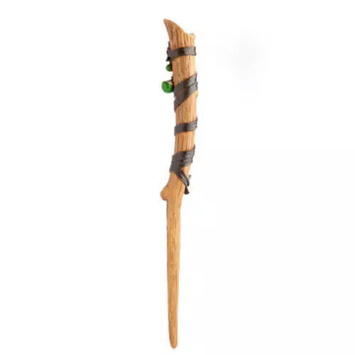 Wood-Look Astrological Symbols Wand