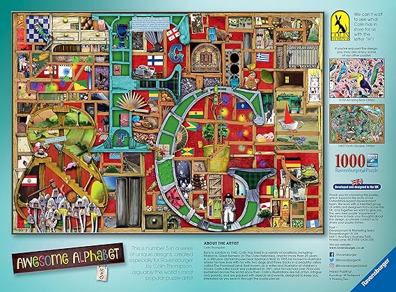 Awesome Alphabet F & G 1000 Piece Puzzle