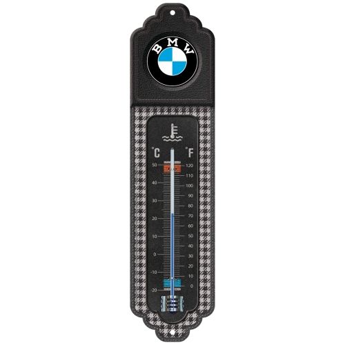 BMW Classic Houndstooth Wall Mounted Thermometer