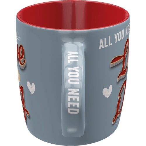"All You Need is Love And A Dog" Ceramic Coffee Mug