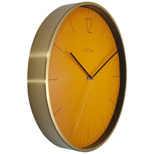 NeXtime Essential Gold Frame Wall Clock 34cms (Available in 3 Colors)