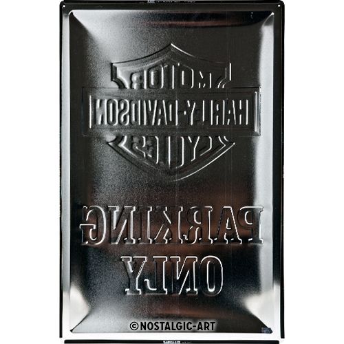 Harley Davidson Parking Only Metal Sign (Available in 4 sizes)