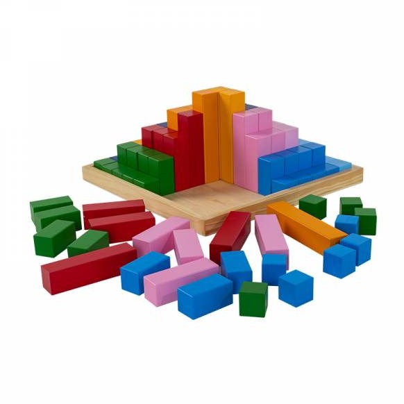 Large Pyramid 100 Building Blocks & Storage Base