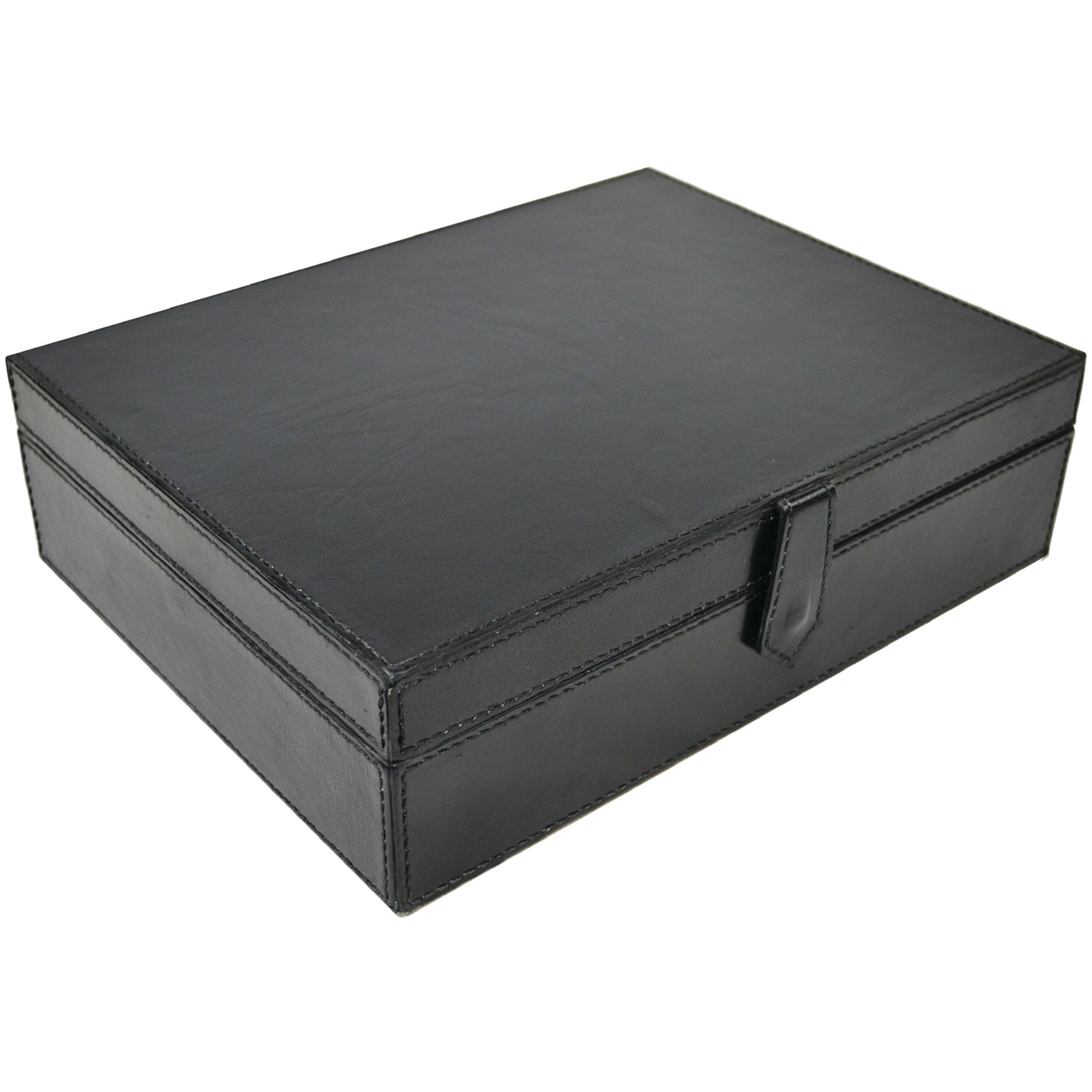 Leather Jewelry Box with Mirror (Available in 4 colors)