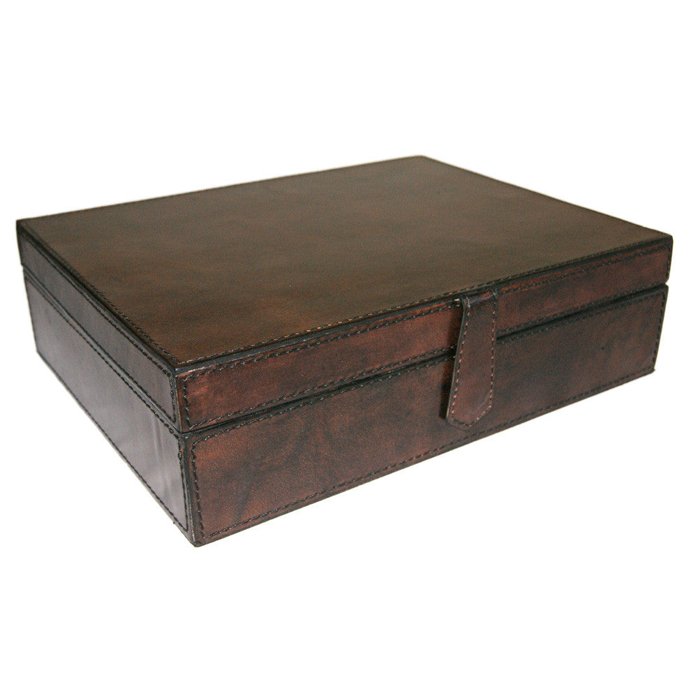 Leather Jewelry Box with Mirror (Available in 4 colors)